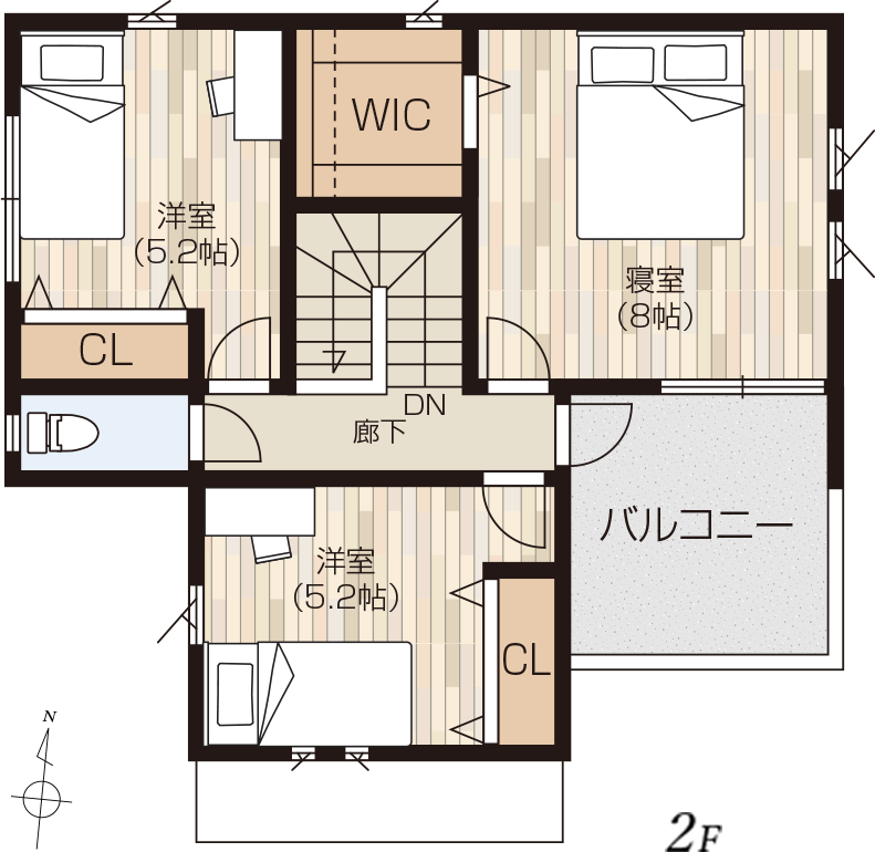 2階間取り図