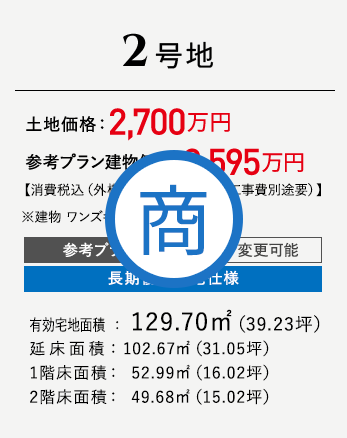 2号地の物件情報